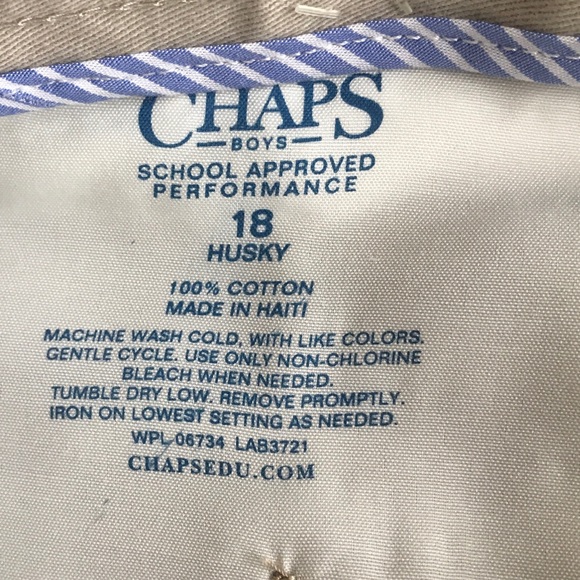 Chaps khaki pants Boys School Performance - Picture 5 of 7